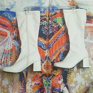 White Go-go boots